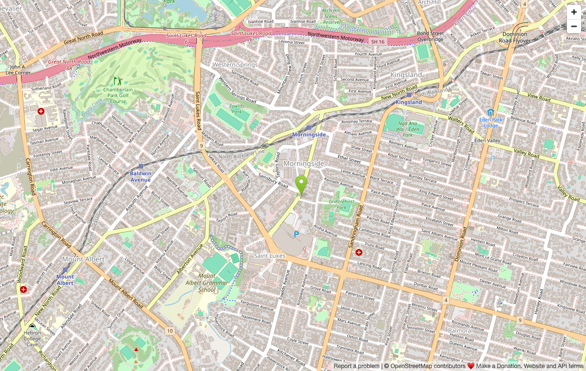 34 Morningside Drive 周边 OpenStreetMap 地图截图